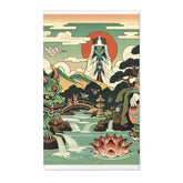 Yoshimitsu Kurokami - Japanese Yōkai Rug